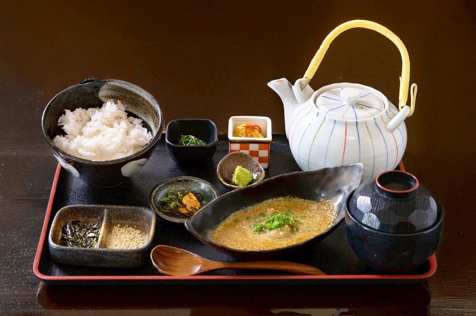 穴子天丼セット